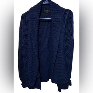 J Crew Royal Blue HEAVY Cardigan